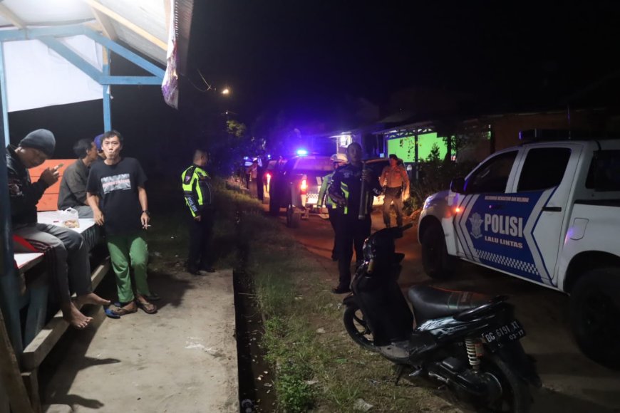 Polres Lamsel Menggelar Patroli Sahur BAGARAKAN Selama Bulan Ramadhan