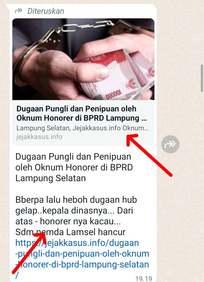 Tim Jejakkasus Lampung Melapor ke Polisi Terkait Perubahan Judul Berita oleh Wartawan